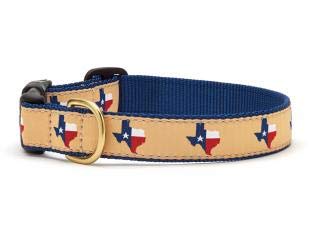 Up Country Texas Navy Dog Collar (Large) - PawsPlanet Australia