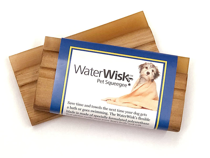 WaterWisk Pet Squeegee/Bathing/Remove Soap and Water on Long and Short Coated Dogs/Coat Dryer 5 Inch - PawsPlanet Australia