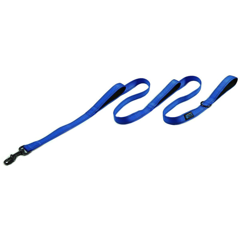 Max and Neo Triple Handle Traffic Dog Leash Reflective - We Donate a Leash to a Dog Rescue for Every Leash Sold (BLUE) BLUE - PawsPlanet Australia