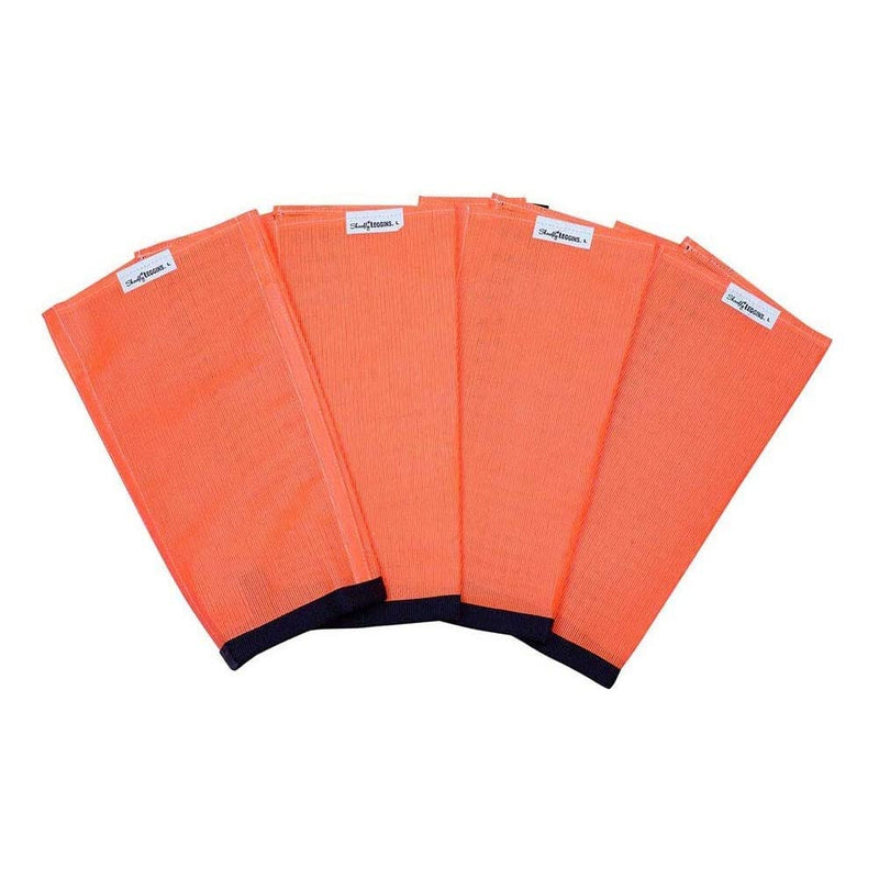 SHOOFLY Horse Leggins, Patented Loose Fitting Fly Boots, Breathable Plastic Mesh (Orange/Large) - PawsPlanet Australia