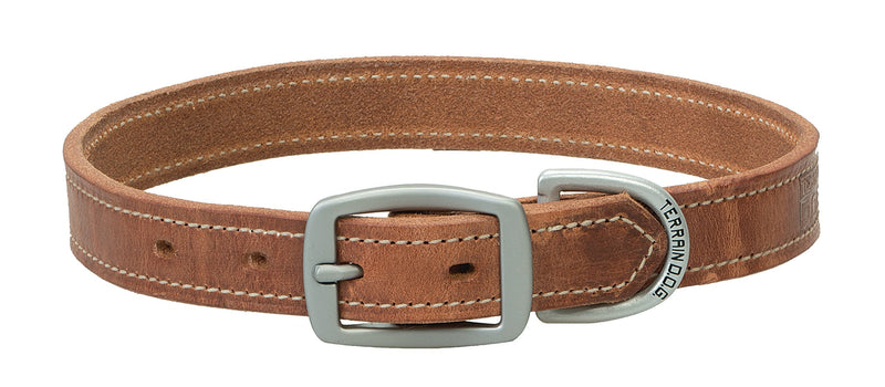 Terrain D.O.G. Harness Leather Dog Collar, 1" x 19" 1" x 19" - PawsPlanet Australia