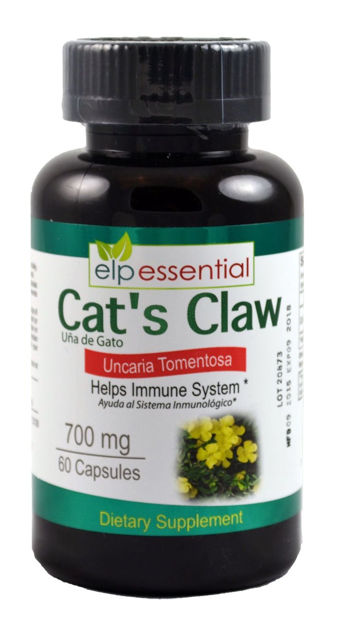 Cat's Claw Uña de Gato Uncaria Tomentosa 700mg 60 Capsules, Ayuda al Sistema Inmunologico - PawsPlanet Australia