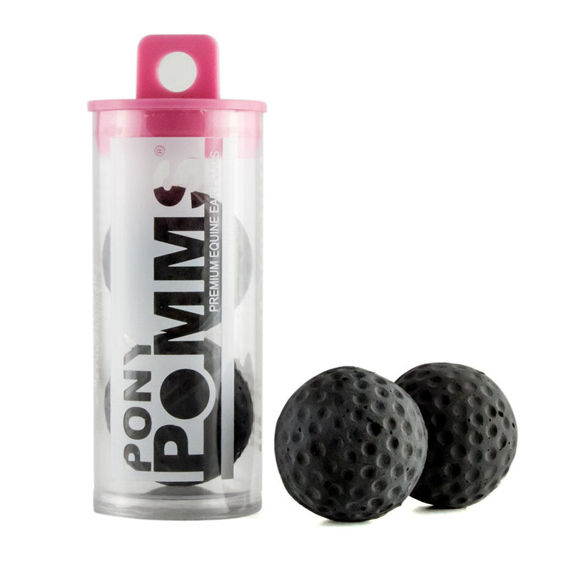 POMMS Pony Horse Foam Ear Plugs Balls Muffles Clipping Training Riding Showing (Pony Size) - PawsPlanet Australia