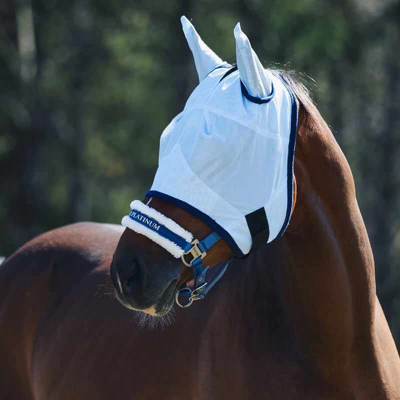 Horze Anti Rub Fleece Finished Fly Mask (Large) - PawsPlanet Australia