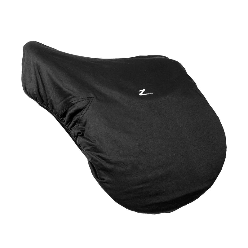 HORZE Fleece-Lined Standard Size Fitted English Saddle Cover for Storage Black One Size - PawsPlanet Australia