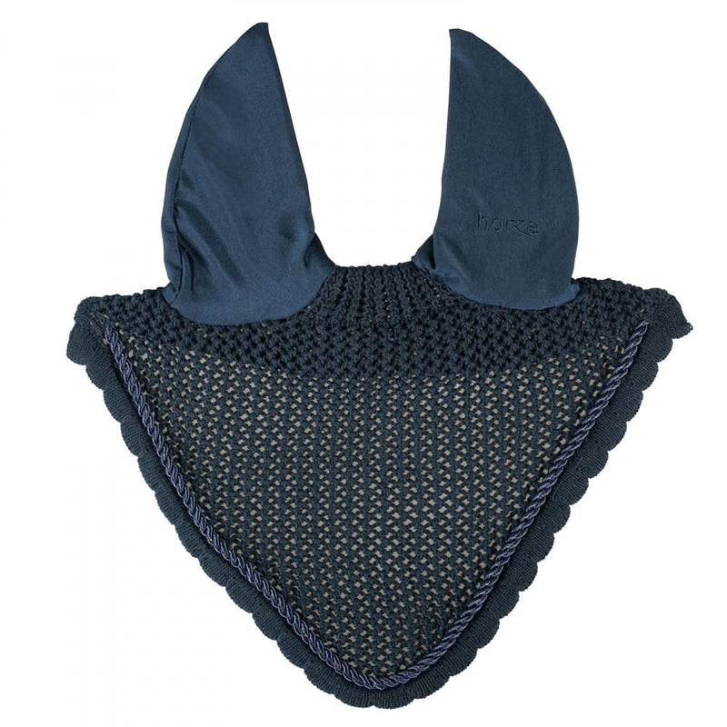 Horze River Ear Net - Peacoat Dark Blue/Peacoat Dark Blue - Horse - PawsPlanet Australia