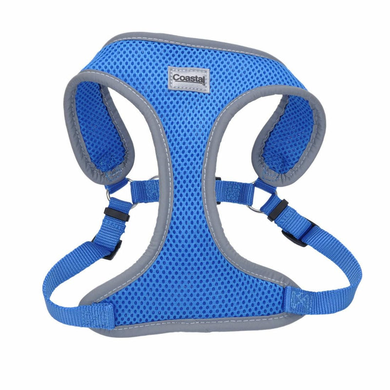 Coastal Pet Comfort Soft Reflective Wrap Adjustable Dog Harness - No-Pull Dog Harness for Small & Large Dogs - Blue Lagoon - 5/8" x 16"–19" 5/8" x 16"–19" (Pack of 1) - PawsPlanet Australia