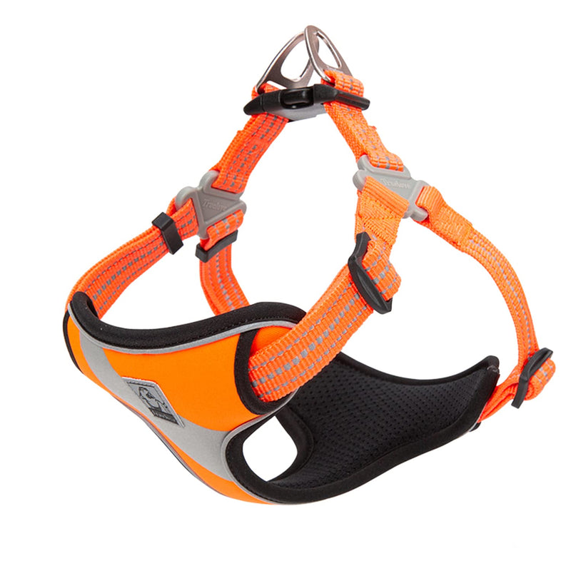TRUE LOVE Dog Harness TLH5991 Anti Pull Safety Vest Step-in Style Harness for More Comfort and Less Tug Reflective Pet Harness by Truelove M Orange