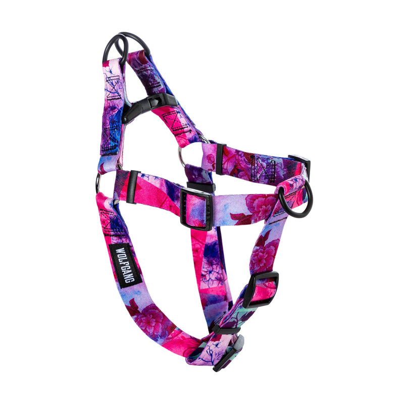 Wolfgang Heavy Duty Adjustable Dog Harness, Pull-Tested to Over 800 lbs for Walking & Training, Daydream Print, Large Large (1 Inch x 20-30 Inch) - PawsPlanet Australia