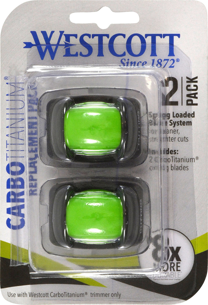 Westcott 16854 Paper Cutter Blade Replacement Set for CarboTitanium Bonded Trimmer, 2 Pack - PawsPlanet Australia