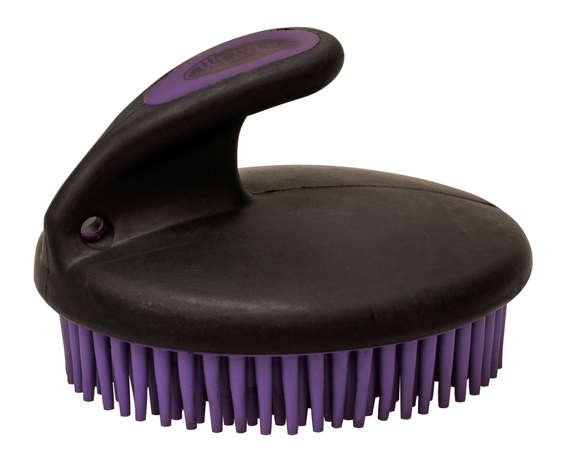 Weaver Leather Fine Curry Comb Purple/Black - PawsPlanet Australia