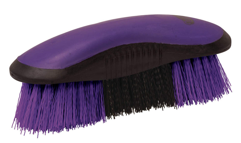 Weaver Leather Dandy Brush, Purple/Black, Medium
