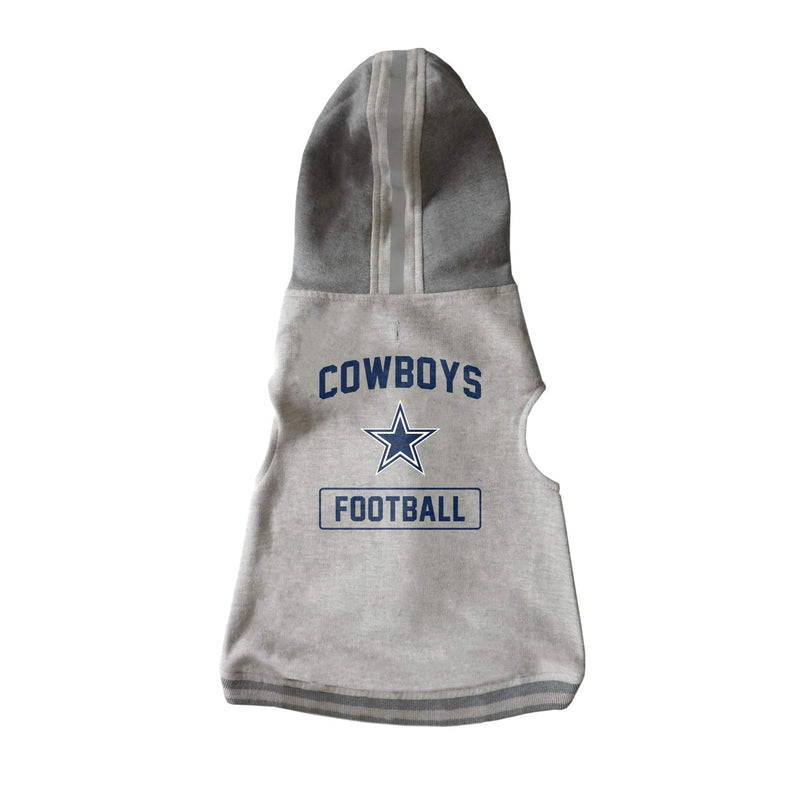 Littlearth Unisex-Adult NFL Detroit Lions Pet Hooded Crewneck Dallas Cowboys Large - PawsPlanet Australia