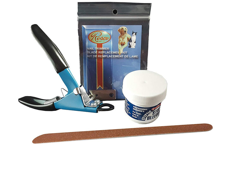 Resco USA-Made Nail Grooming Kit, Small to Medium, Blue (PF0530) Regular Kit - PawsPlanet Australia