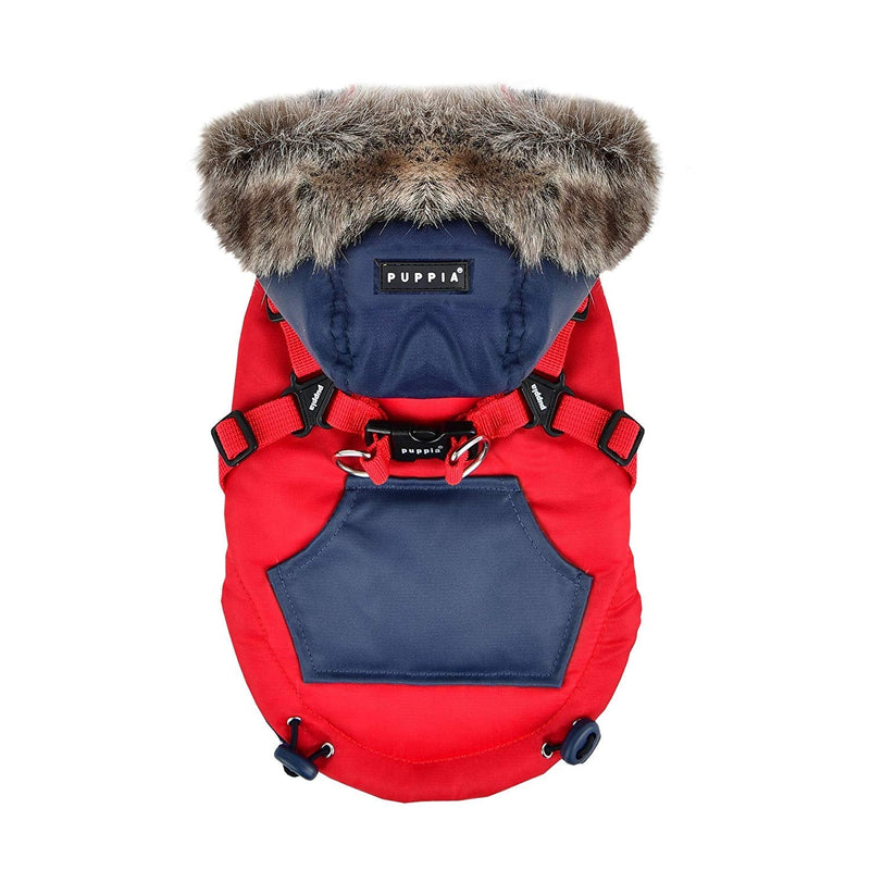 Puppia Orson Dog Coat - Red - M Medium 1