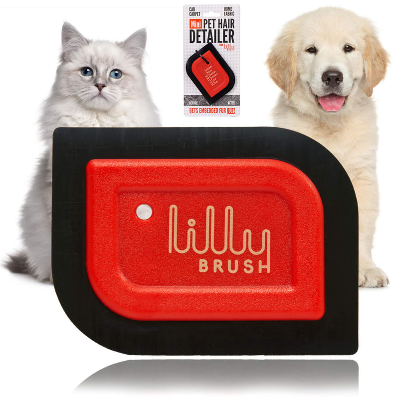 Lilly Brush Mini Pet Hair Detailer | Reusable Fur Remover for Car Interior, Carpet, Couch & Furniture - PawsPlanet Australia