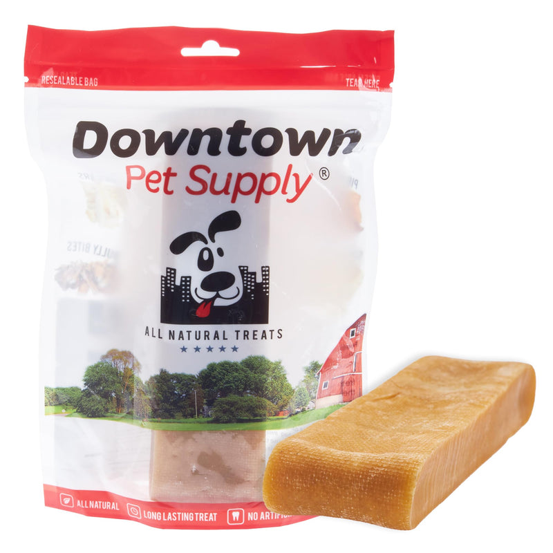 Downtown Pet Supply - Monster Yak Cheese Himalayan Dog Chews & Braided Bully Stick Dog Treats - Dog Dental Care & Plaque Remover for Teeth - Rawhide Free Dog Chews - Zinc, Calcium, Vitamin D - 1pk 1 Count (Pack of 1) - PawsPlanet Australia