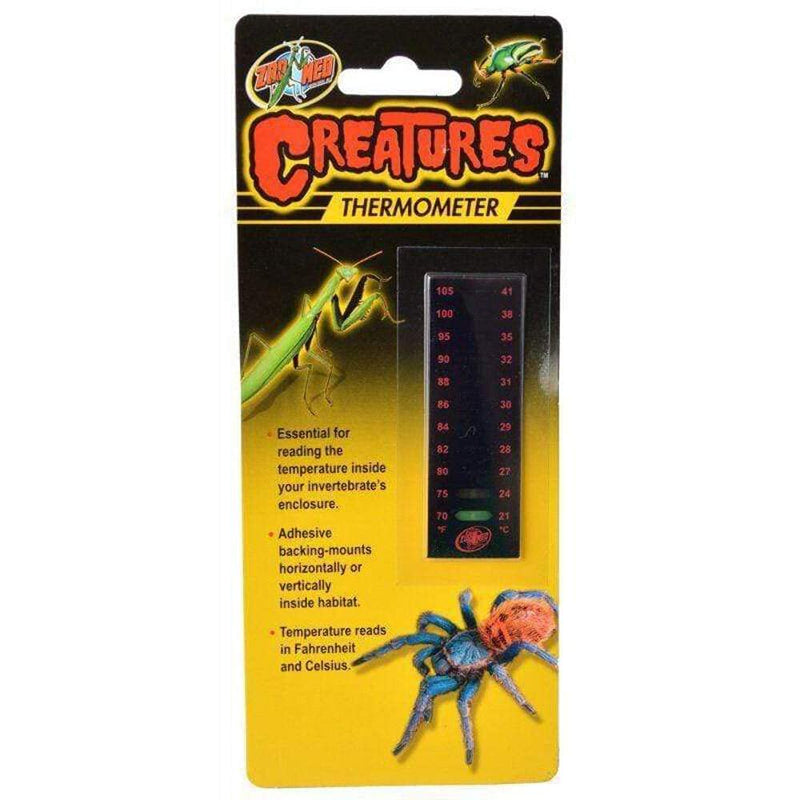 Zoo Med Creatures Thermometer, Black - PawsPlanet Australia