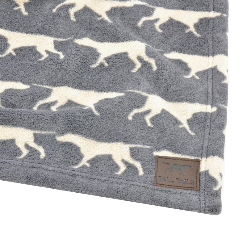 Tall Tails 30" X 40" Grey Icon Baby-Soft Fleece Blanket for Dogs - PawsPlanet Australia