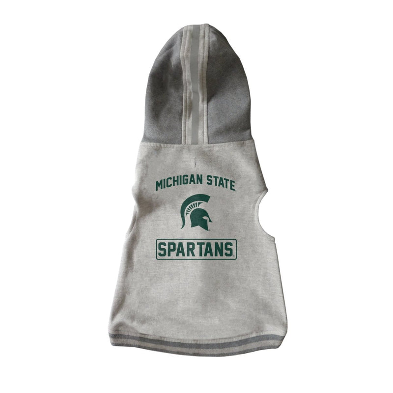 Littlearth NCAA BYU Cougars Pet Hooded Crewneck Michigan State Spartans M (Neck: 15", Girth: 17"-18", Back: 15") Team Color - PawsPlanet Australia