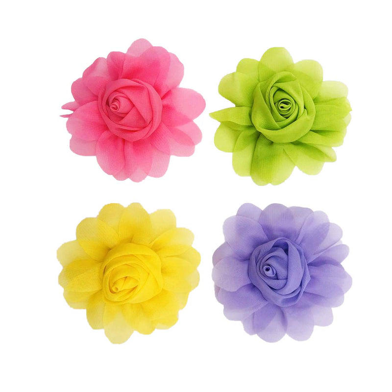 PET SHOW Valentines Small Dogs Flower Charms Slide Collar Accessories for Medium Large Dogs Cat Puppies Rabbit Pigs Collars Bows Grooming Supplies D 3.4"