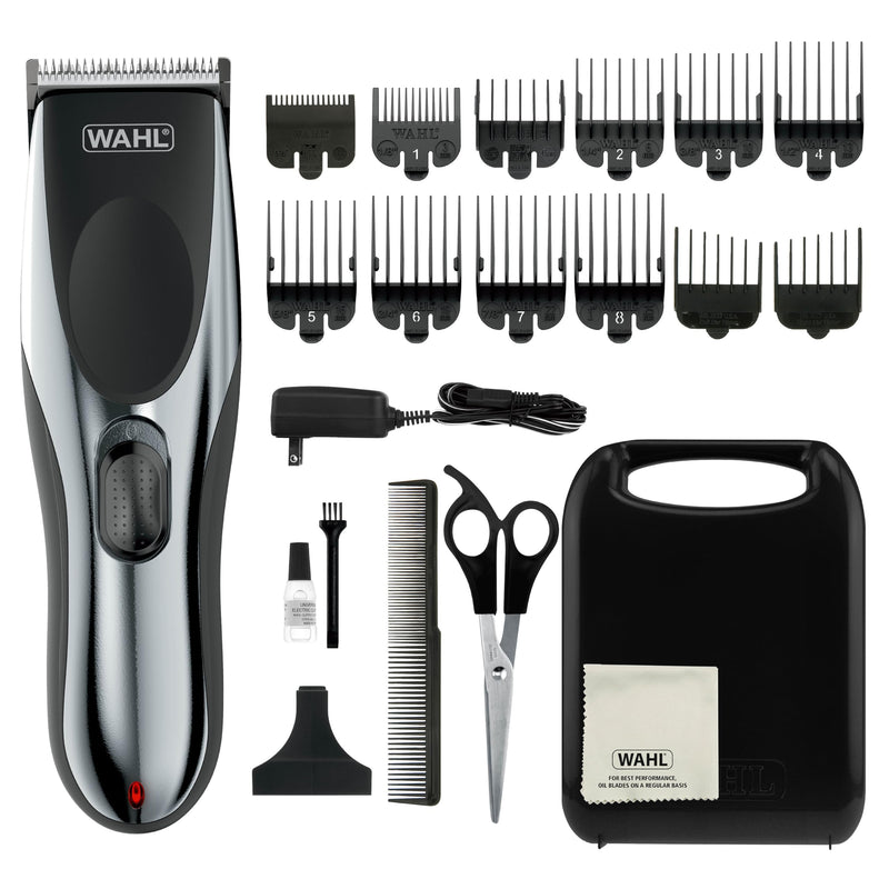 Wahl Clipper Rechargeable Cord/Cordless Haircutting & Trimming Kit for Heads, Longer Beards, & All Body Grooming - Model 79434 21 Piece Set