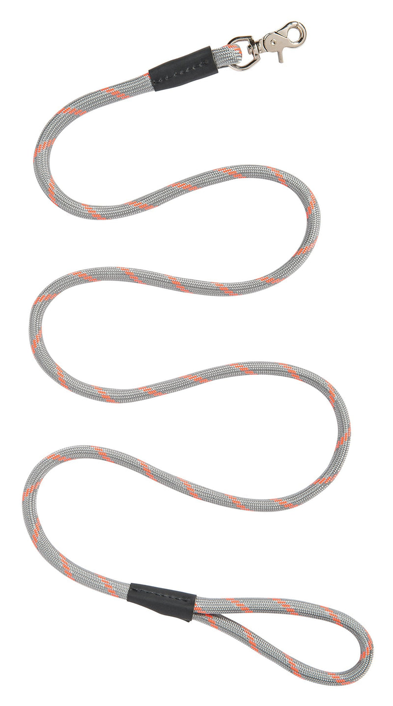 Terrain D.O.G. Rope Leash 6-feet L x 1/2-inch wide Gray/Orange - PawsPlanet Australia