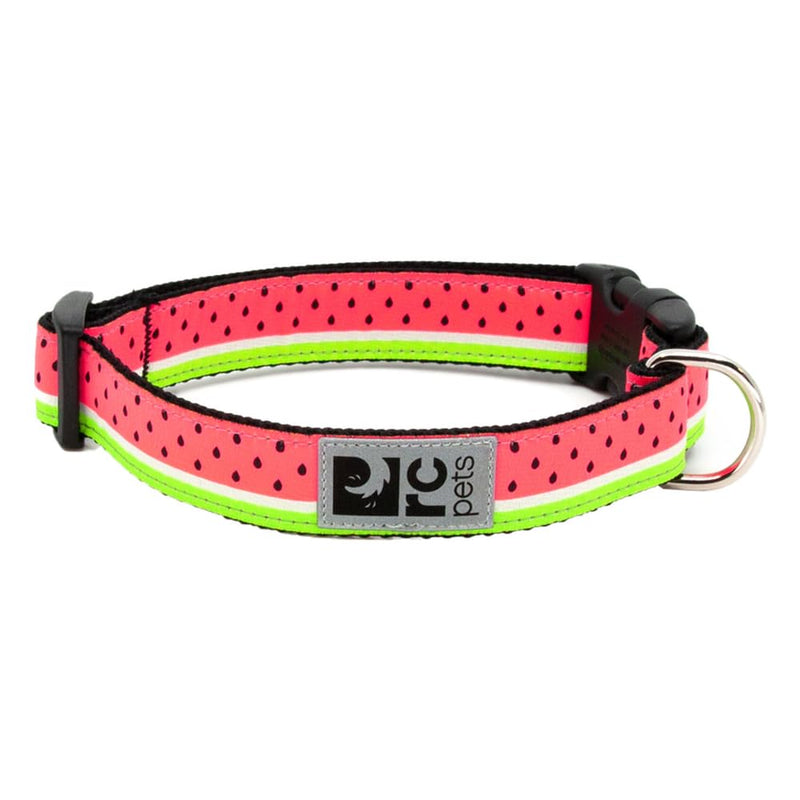 RC Pets 3/4 Inch Adjustable Dog Clip Collar, Small, Watermelon