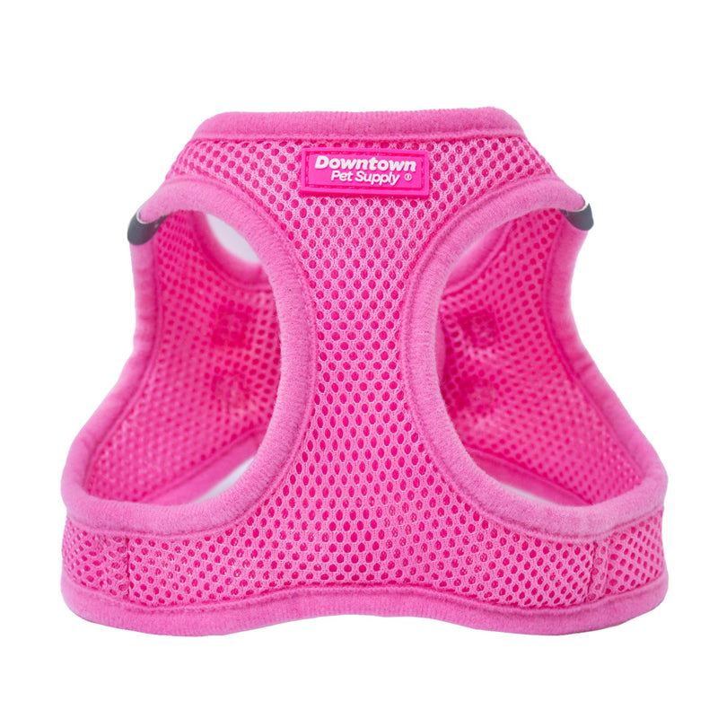 Downtown Pet Supply Step in Dog Harness for Small Dogs No Pull, Medium, Pink - Adjustable Harness with Padded Mesh Fabric and Reflective Trim - Buckle Strap Harness for Dogs - PawsPlanet Australia