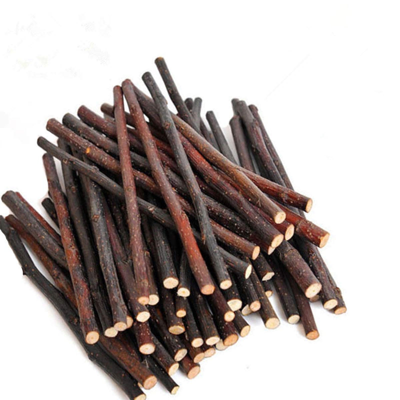 250g Apple Sticks Small Animals Molar Wood Treats Toys for Rabbits Chinchillas Guinea Pig Hamster Gerbil Parrot Bunny and Small Animals Chew Stick Toys Treats 250g - PawsPlanet Australia