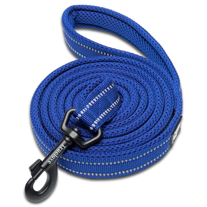 juxzh Reflective Dog Leash .Pet Leash for Medium to Large Dogs Outdoor Adventure and Training Length 78" Royal Blue