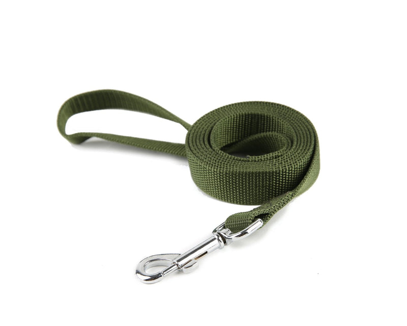 TAIDA Strong Nylon 16 Feet Long Dog Leash, 16 Foot Dog Leashes for Medium Large Dogs, 1 Inch Wide Green - PawsPlanet Australia