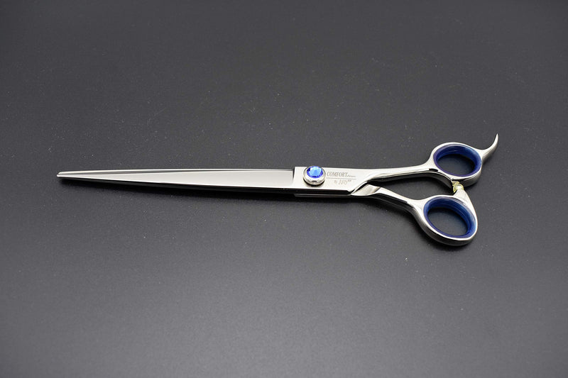 Professional Dog Shear Scissor Straight 8 Inch For Dogs Grooming Stainless Steel Japanese Process (8.0" Straight Blue Diamond) 8" Straight - PawsPlanet Australia