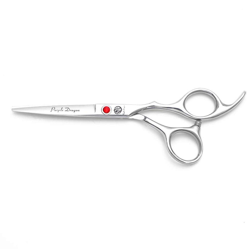 Purple Dragon 4“/5"/5.5"/6"/6.5"/7"/7.5"/8"/9"/10" Sharp Edge Salon Hair Cutting Shears - Pet/Dog Grooming Scissors with Bag - Perfect for Barber or Pet Groomer 5 inch - PawsPlanet Australia