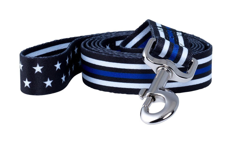 Native Pup Thin Blue Line/Police Dog Leash (Stars) Stars - PawsPlanet Australia