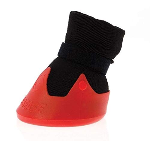 Shires Tubbease Hoof Sock Medium Red - PawsPlanet Australia