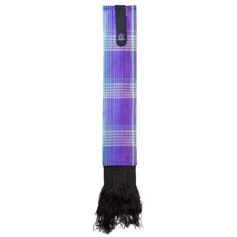 Kensington Signature Textilene Horse Tail Cover - Fringe Trim Provides Additional Reach Lavender Mint Plaid
