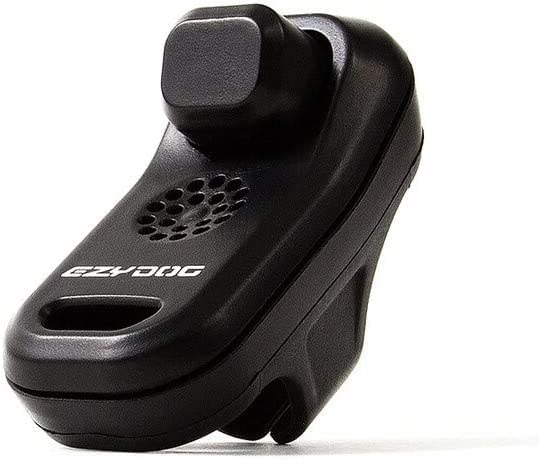 EzyDog Command Clicker Ergonomic Dog Training Tool with Wrist Strap - Hands Free & Universal Fitting System for Fingers Trains Effectively & Humanely with Positive Reinforcement (Black) Black - PawsPlanet Australia