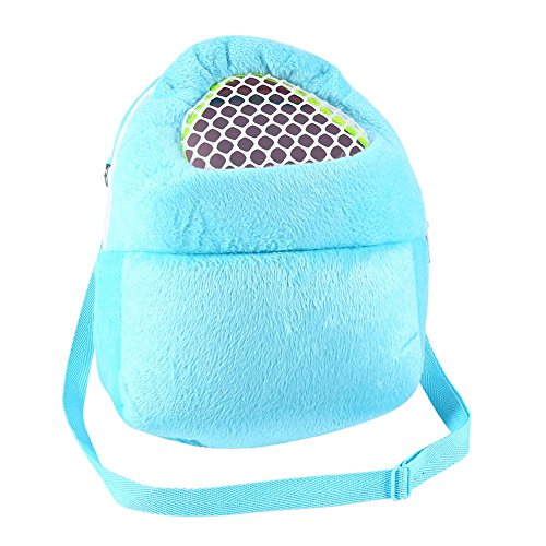 Tbest Hedgehog Pet Carrier Bag, Hedgehog Hamster Rat Pet Sling Carrier Backpack Hedgehog Chinchilla Ferret Slee Outdoor Traveling Bag Handbags Backpack (Blue) Guinea Pig Clothes ferret accessories fe Blue - PawsPlanet Australia