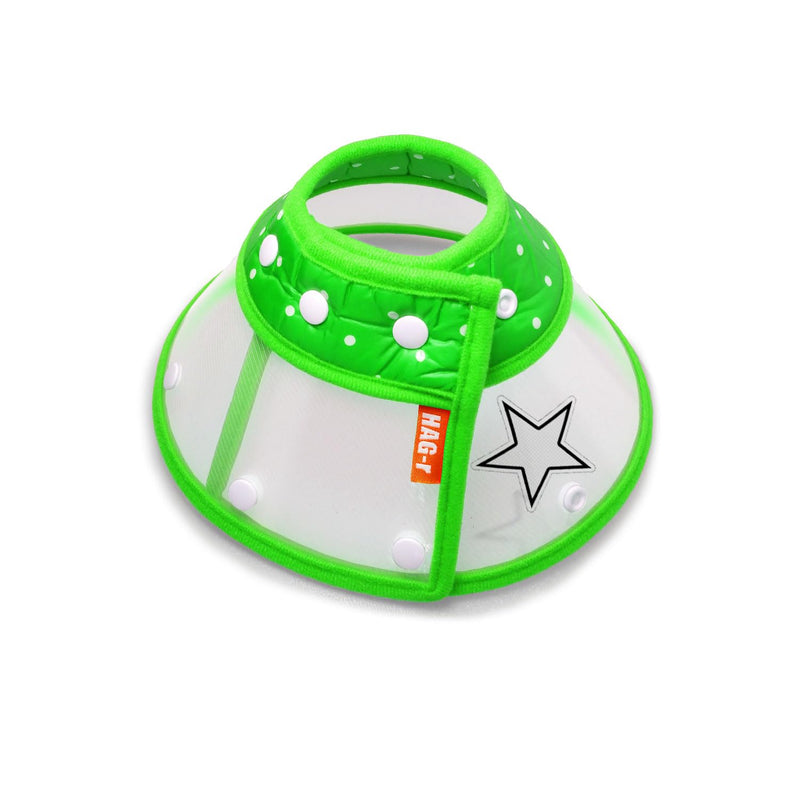 Lightweight Small Dog Cone Adjustable 5in 13in, Soft Cone for Cats to Stop Licking, Recovery Collar After Surgery(Green, M) green-M - PawsPlanet Australia