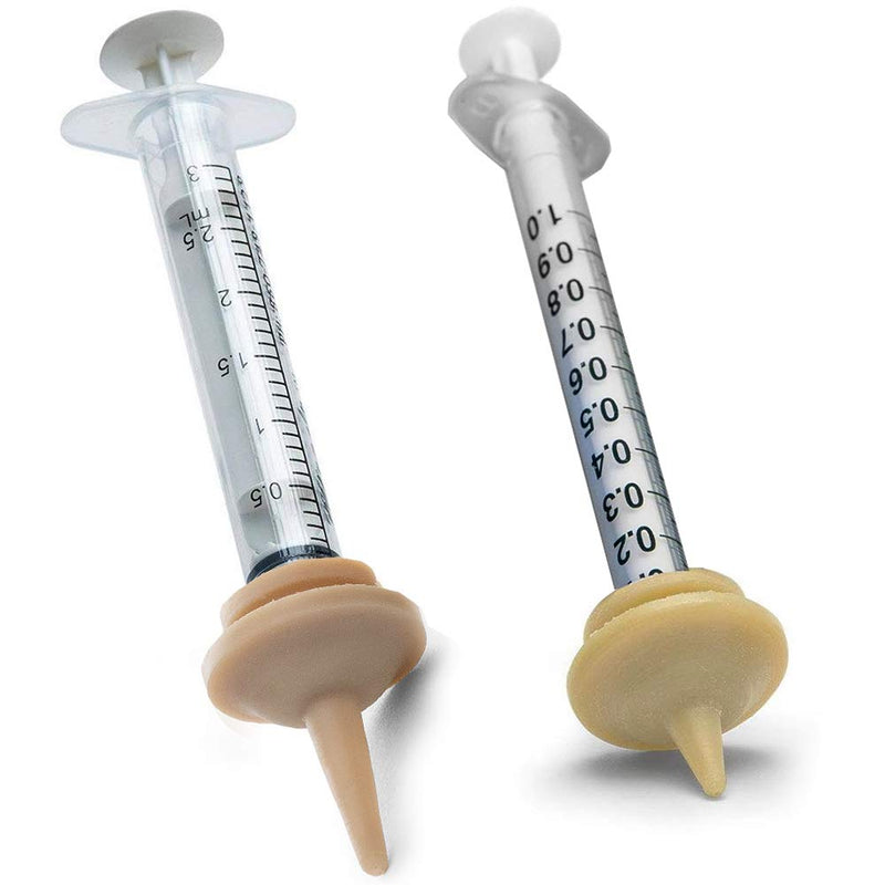 Sample Set - 1 Original Nipple & 1 Mini Nipple with Syringes - PawsPlanet Australia