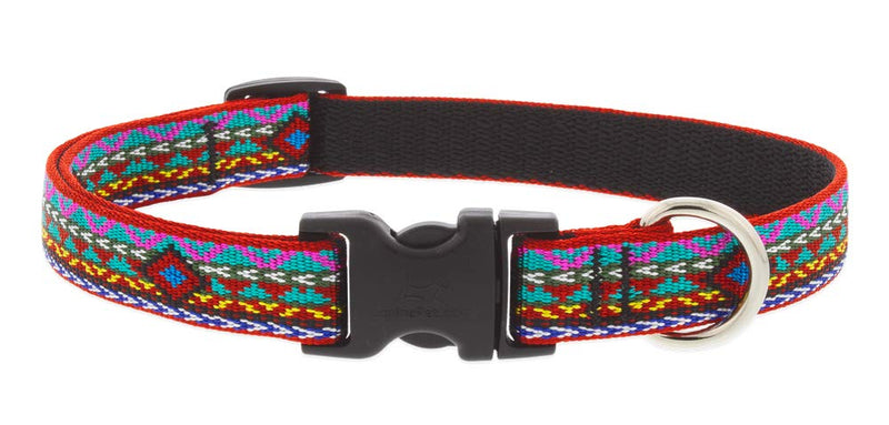 Lupine Dog Collar 3/4" Wide El Paso Design adjusts 13-22" Long - PawsPlanet Australia