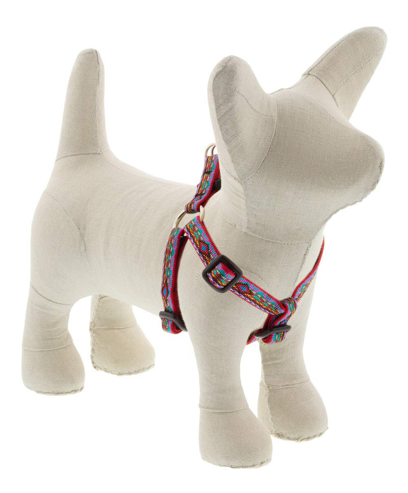 Small Adjustable Step in Dog Harness by Lupine 1/2" Wide El Paso Design with 12-18" Adjustable Girth - PawsPlanet Australia