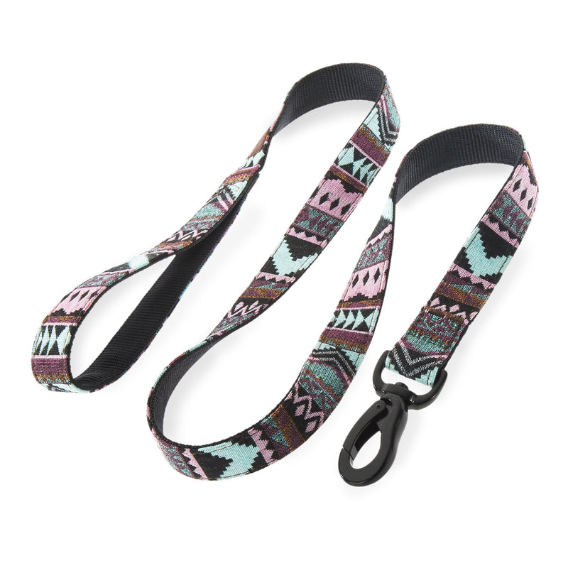 Embark Adventure Dog Leashes - Colorful, Strong and Sturdy Dog Leash for Small, Medium and Large Breed Dogs (Aztec, 4 Ft) - PawsPlanet Australia