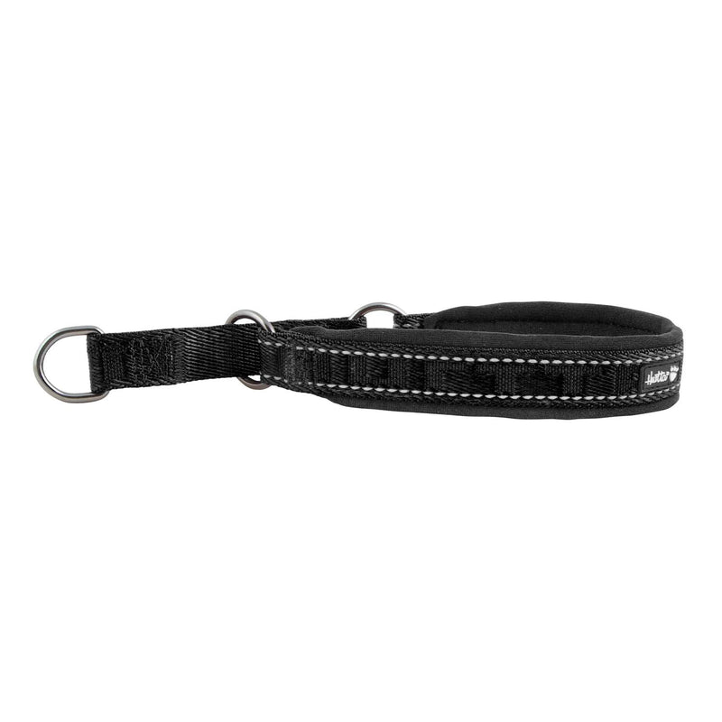 Hurtta Casual Padded Half Choke Dog Collar, Raven, 10-14 in - PawsPlanet Australia