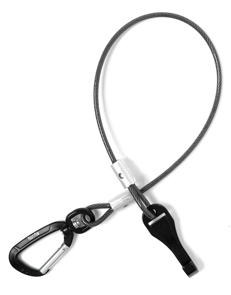 Mighty Paw Dog Seat Belt Vehicle - Chew-Proof Dog Belt - Great for Teething Puppies - Latch Bar Attachment Like Child's Car Seat - Aviation Aluminum Carabiner - Strong Enough for Climbers - 850+ LB Large Black - PawsPlanet Australia