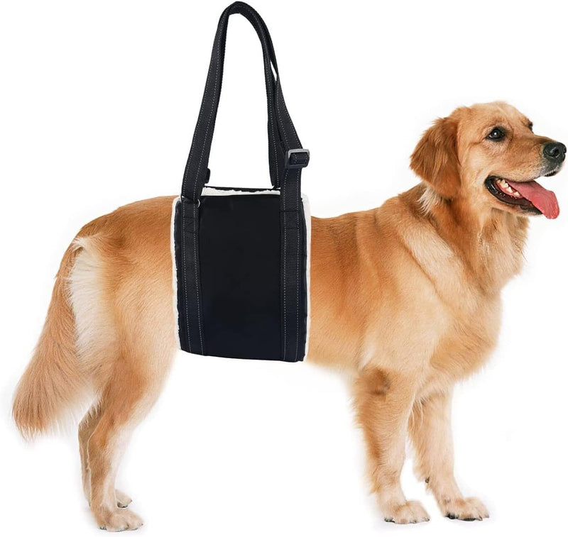 LOOBANI Portable Dog Sling for Back Legs, Hip Support Harness to Help Lift Dogs Rear for Canine Aid and Old K9 Cruciate Ligament Rehabilitation Large - PawsPlanet Australia