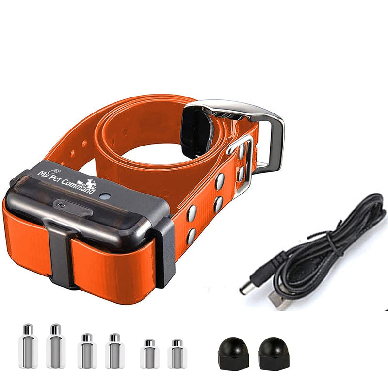 My Pet Command 1.25 Mile (6600 Ft) Dog Training Extra Collar Safe Dog Shock Collar Shock, Vibrate, Tone and Flashing Beacon Lights Waterproof Rechargeable Dog Hunting add Up to 3 Collars Extra Collar Only - PawsPlanet Australia