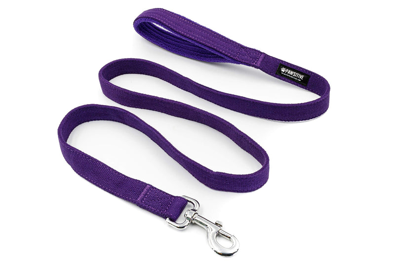 Pawsitive Pet 100% Hemp Leash - We Donate a Leash to a Dog Rescue for Every Leash Sold, 5ft Long (Purple) - PawsPlanet Australia