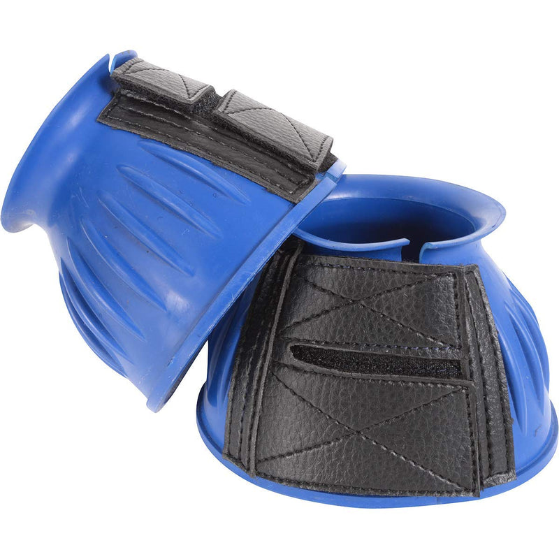 Cashel Company Rubber Horse Bell Boots Blue L - PawsPlanet Australia